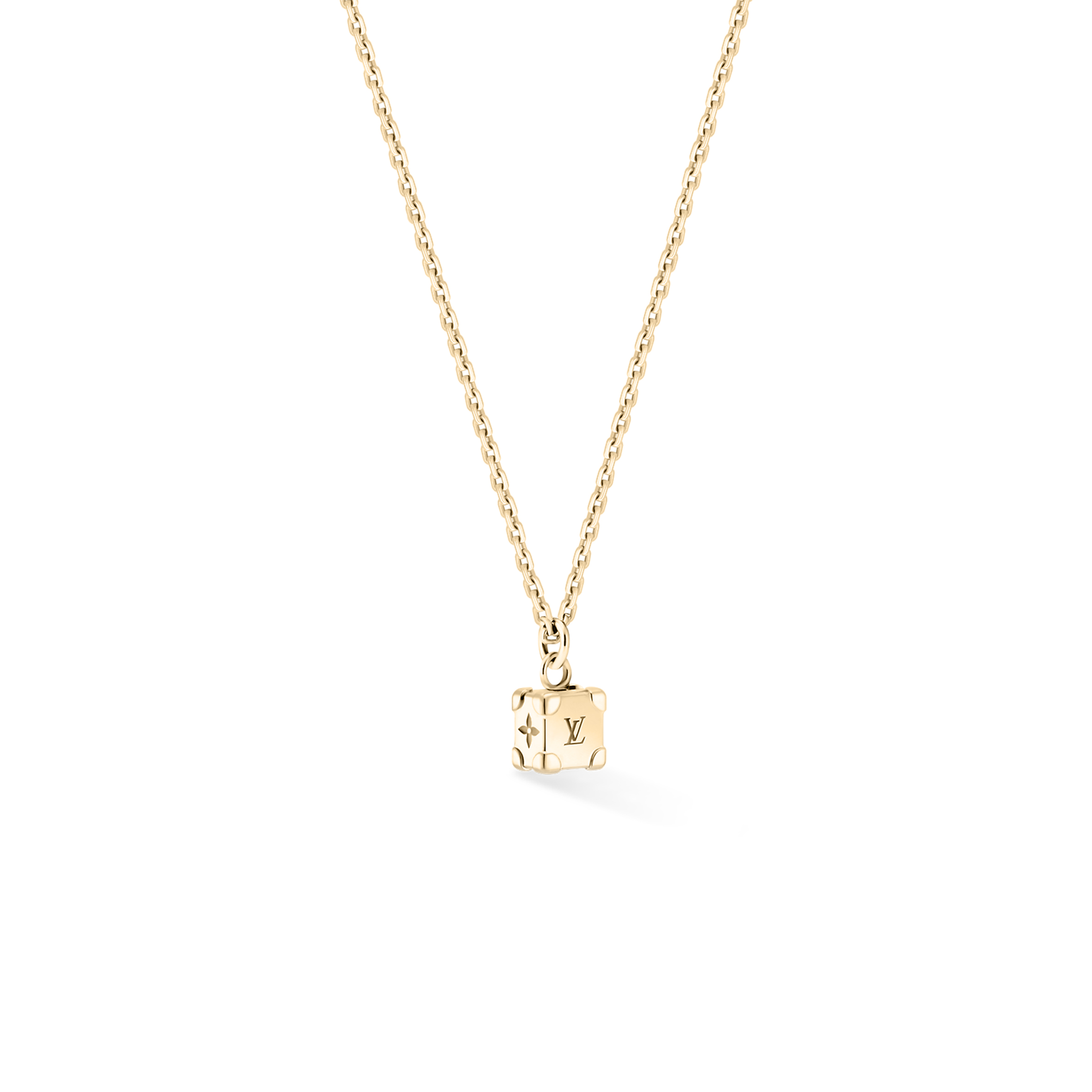 l**is V*t*n les gastons V*t*n trunk pendant, white gold and diamond q03085